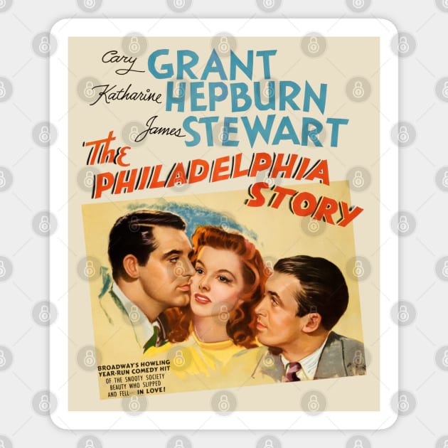 The Philadelphia Story Movie Poster Magnet by MovieFunTime